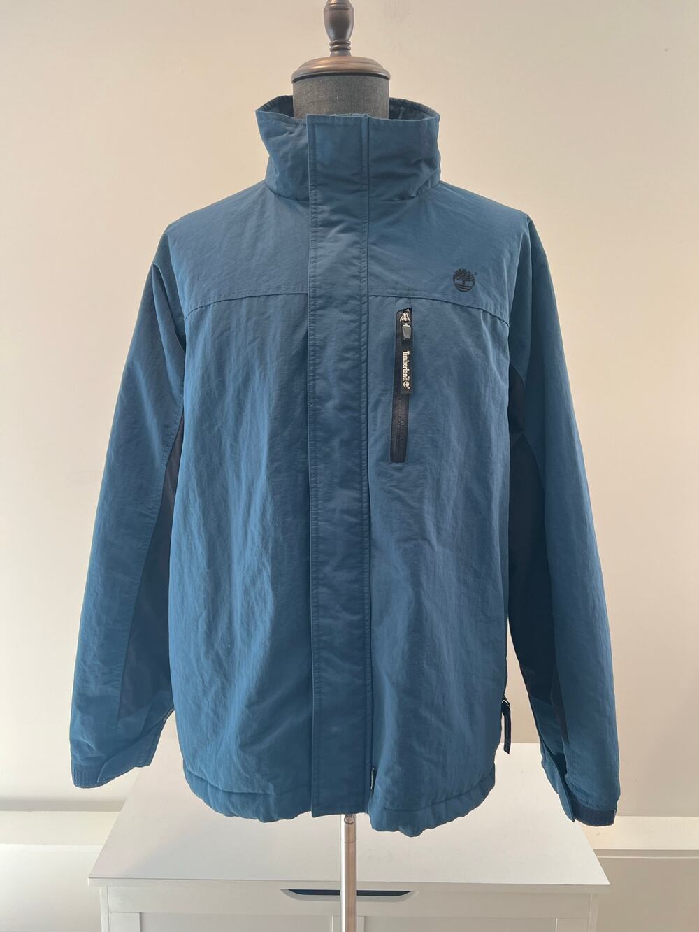 Timberland Weathergear Men's Winter Coat Color Block Blue Size XXL JL